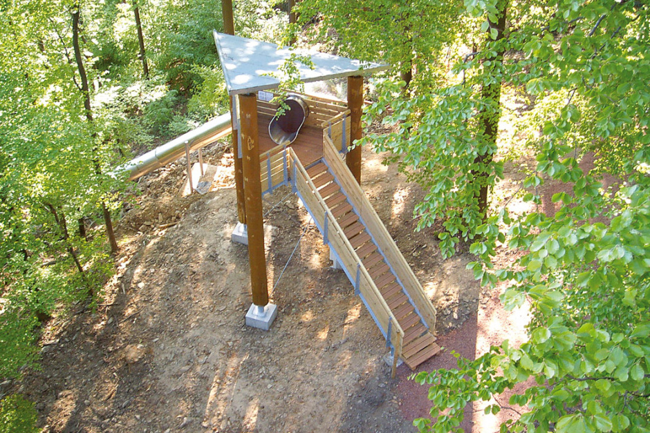 atlantics stainless steel slides baumkronenway waldkirch bathroomen wuerttemberg hang mats 076403 CAM 0235