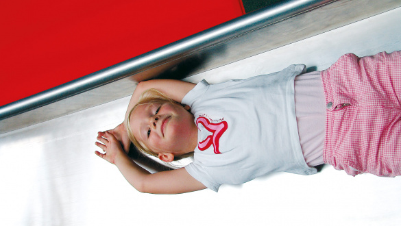 child in atlantics stainless steel slides indoor play paradise hoerstel northrhein westfalen box box 066024