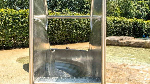 atlantics stainless steel slides parkbathroom south versmold northrhein westfalen pool 147728