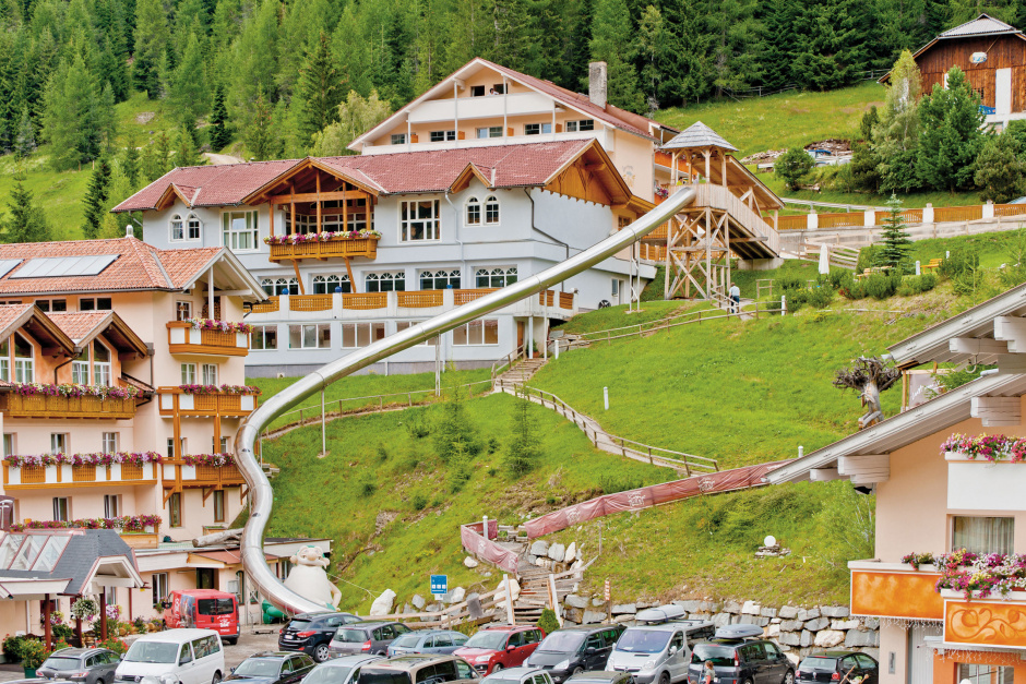 atlantics stainless steel slides sporthotel fruehauf krems kremsinkaernten oesterreich tunnel hang 107006