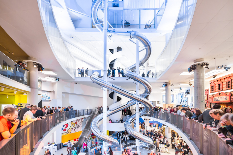 atlantics stainless steel slides comics station antwerp belgien indoor tubes 168134