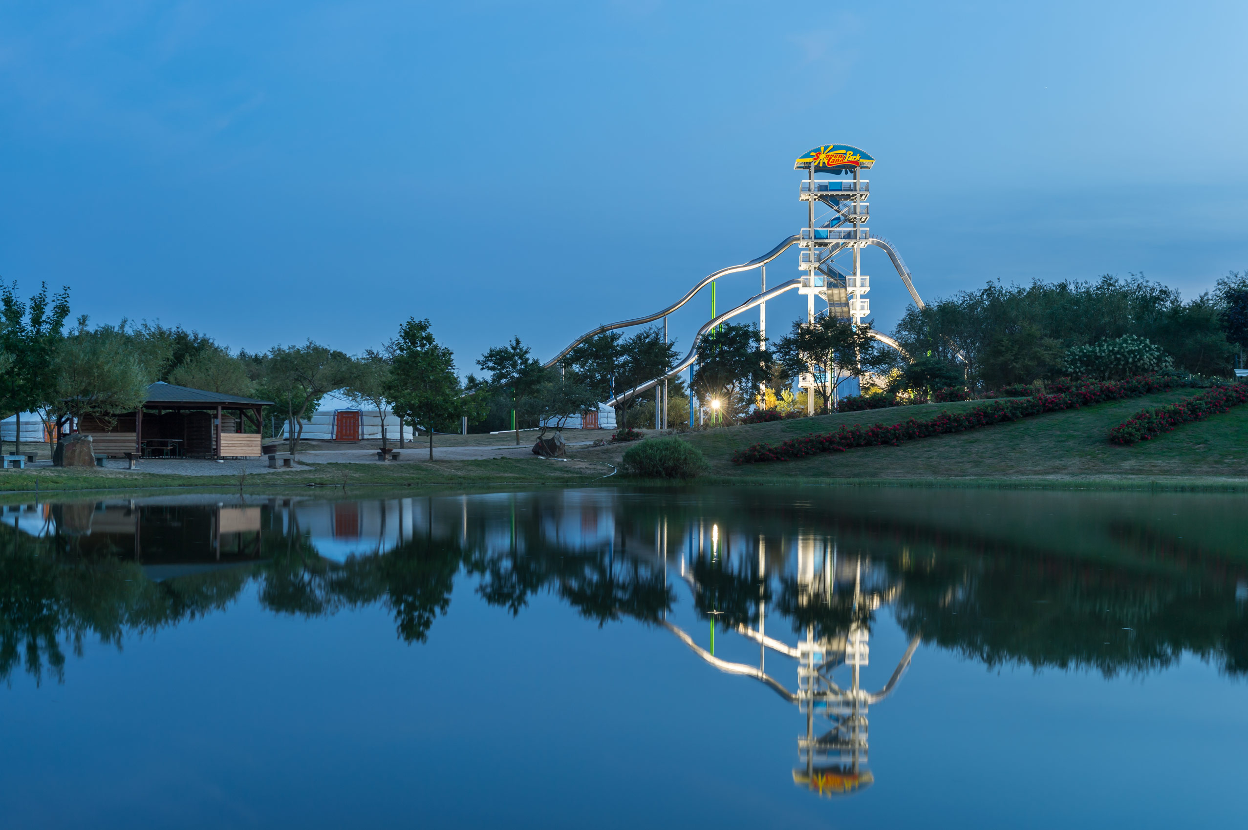 atlantics stainless steel slides sonnenlandpark lichtenau saxony amusement parks 178313DSC5746