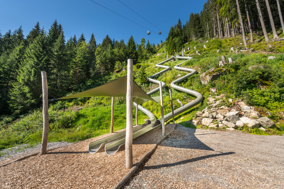 atlantics stainless steel slides forest slide park golm tschaggus oesterreich hang skiandwanthegebiete 178249