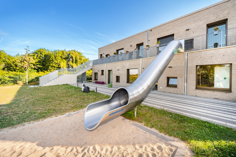 atlantics stainless steelslide Essen Bedingrade Lohstraße evacuation 188430