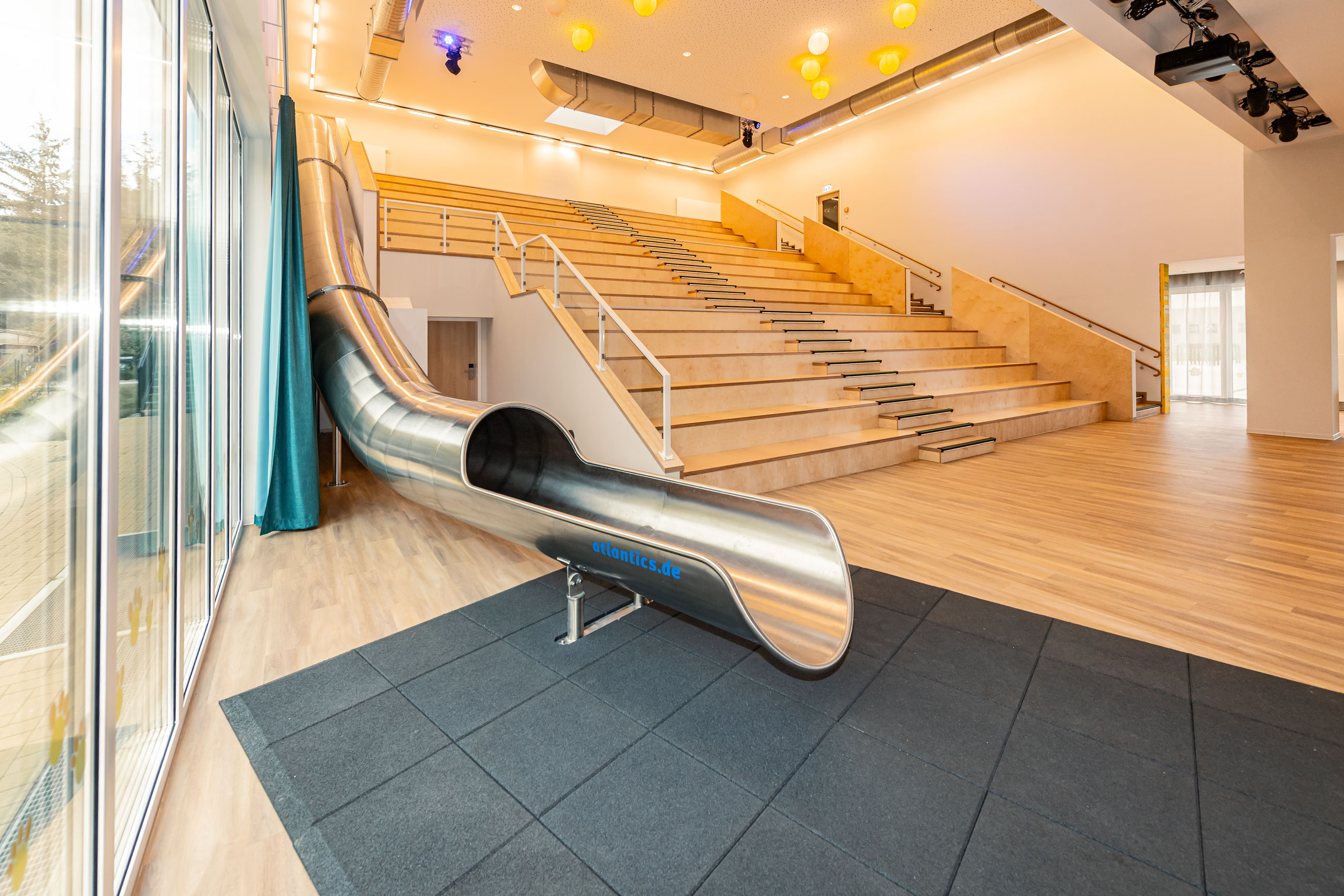 atlantics stainless steel slides laketelhotel kintheresort usedom stairs experience 208657