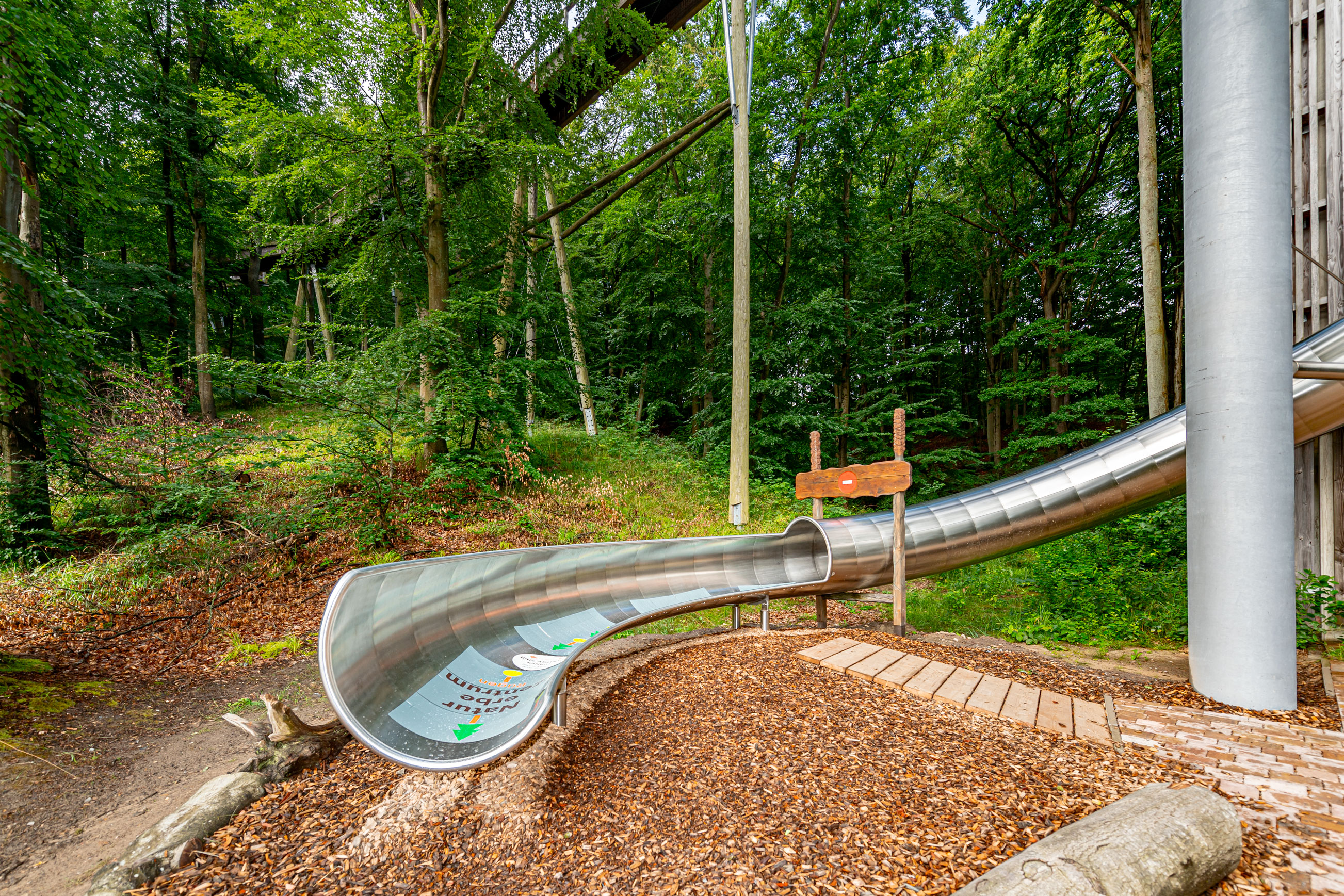 atlantics stainless steel slides treetop walkway prora ruegen 178331 dry elebnis tunnel