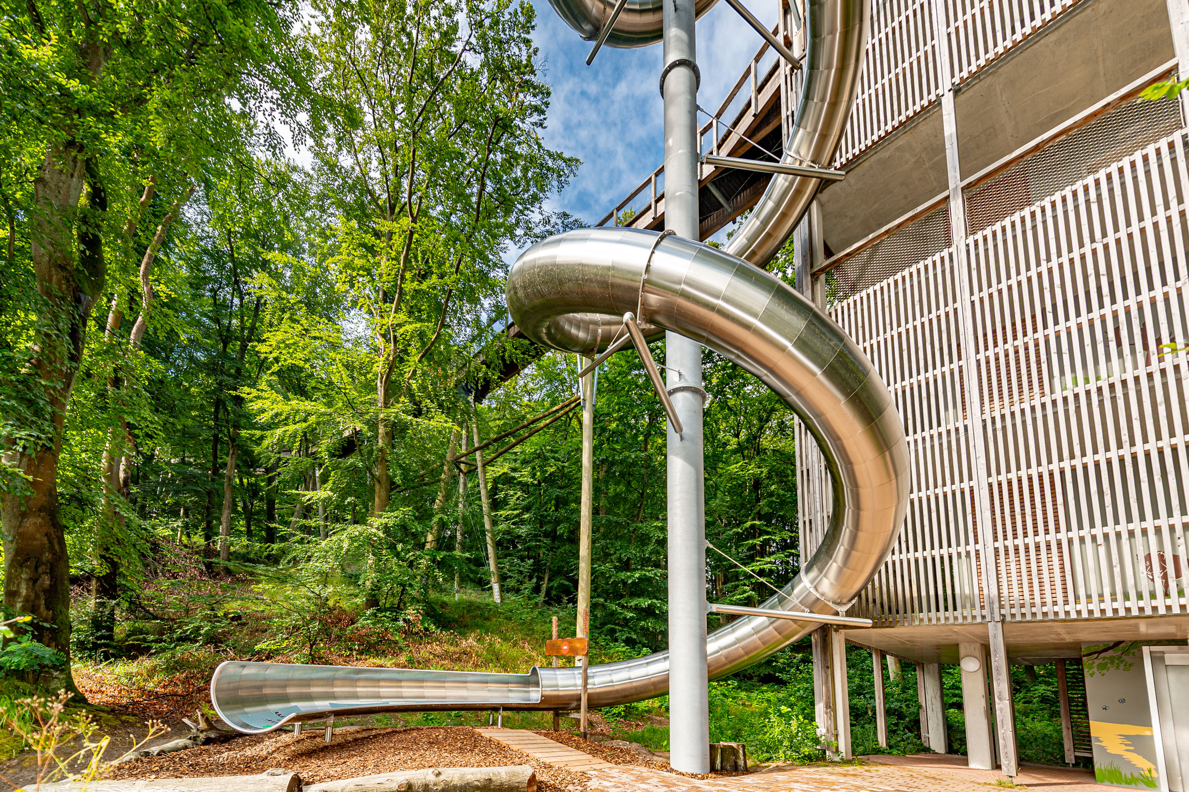 atlantics stainless steel slides treetop walkway prora ruegen 178331 elebnis wanthegebiet