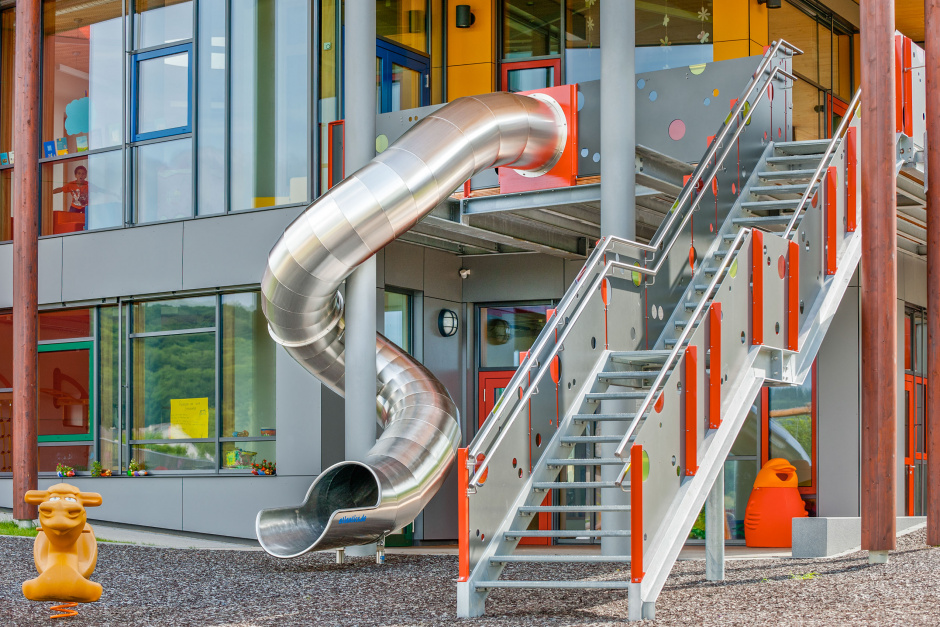 atlantics stainless steel slides youth centre relay home lorentzweiler evacuation tunnel 107099