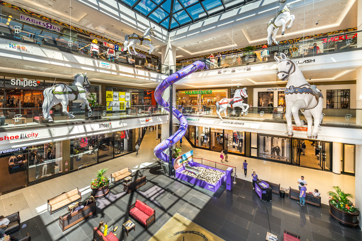 atlantics stainless steel slides mall of berlin berlin shoppingcenter spiral 168212