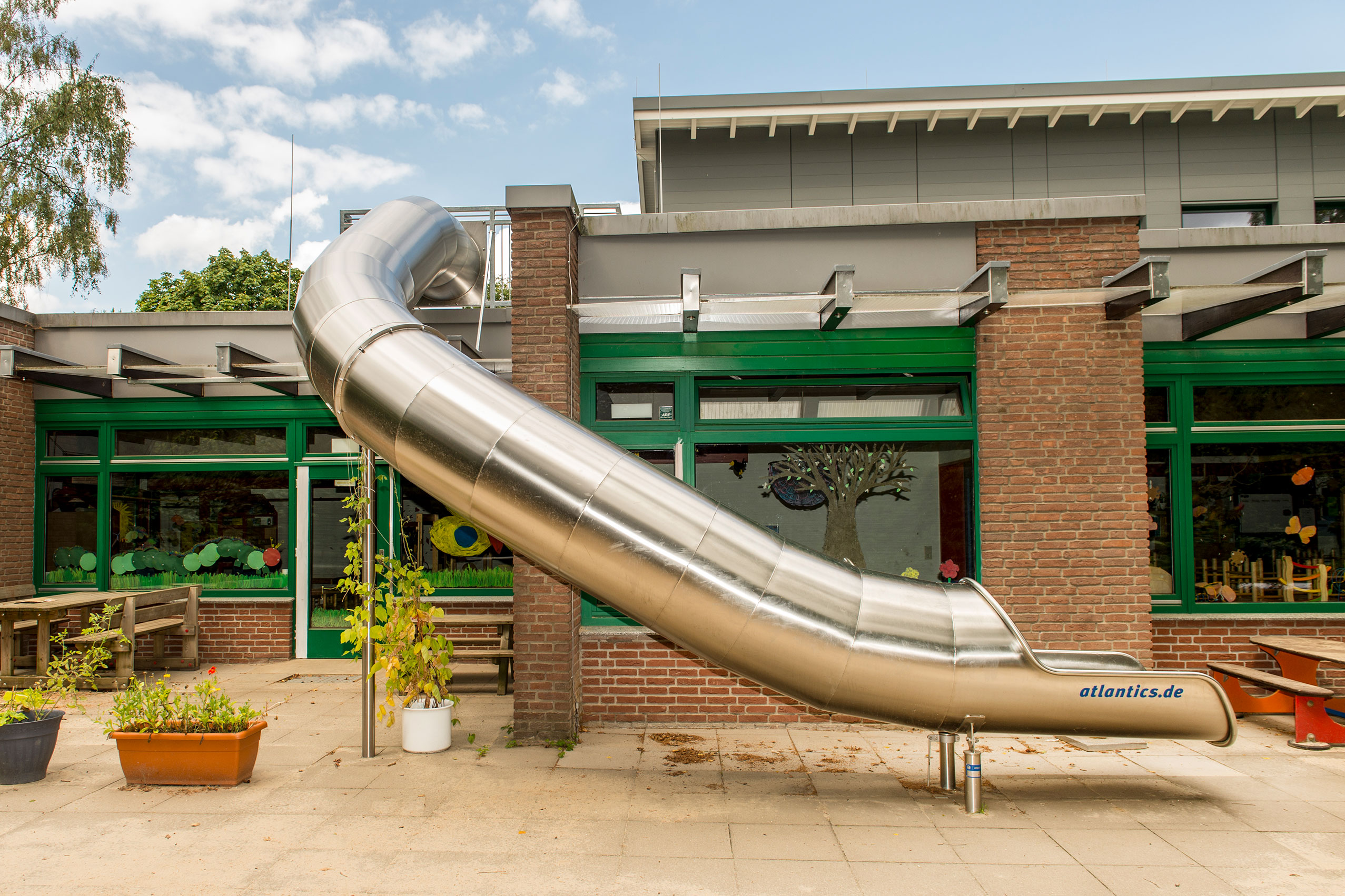 atlantics Edelstahlrutsche