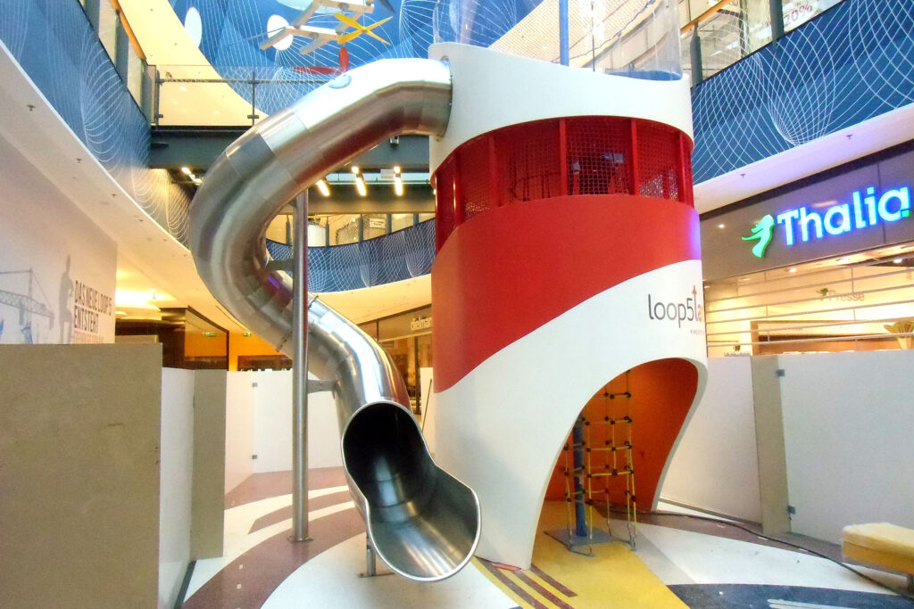 atlantics Indoorrutsche aus Edelstahl im LOOP5