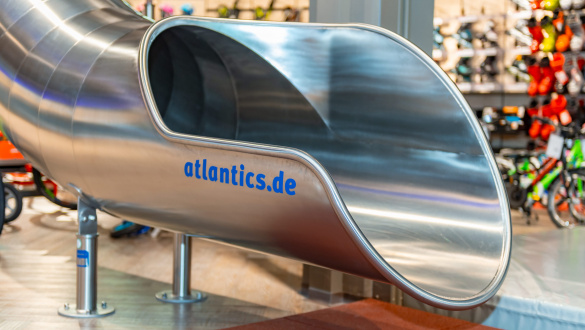 atlantics Edelstahlrutsche im Intersport in Weiz in Österreich