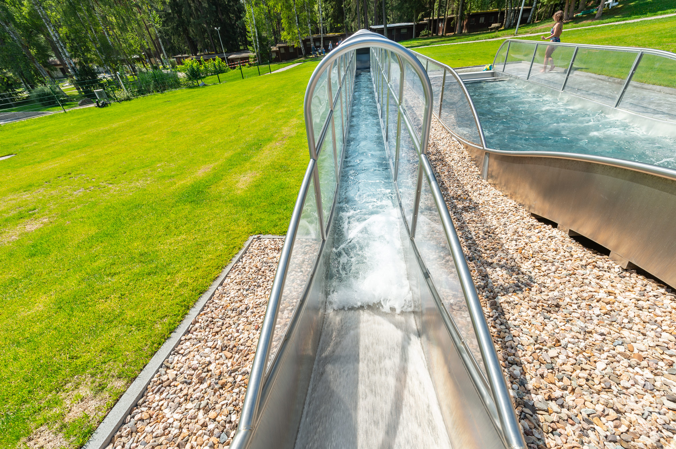 atlantics Wasserrutschen im Schätzlerbad in Weiden in der Oberpfalz