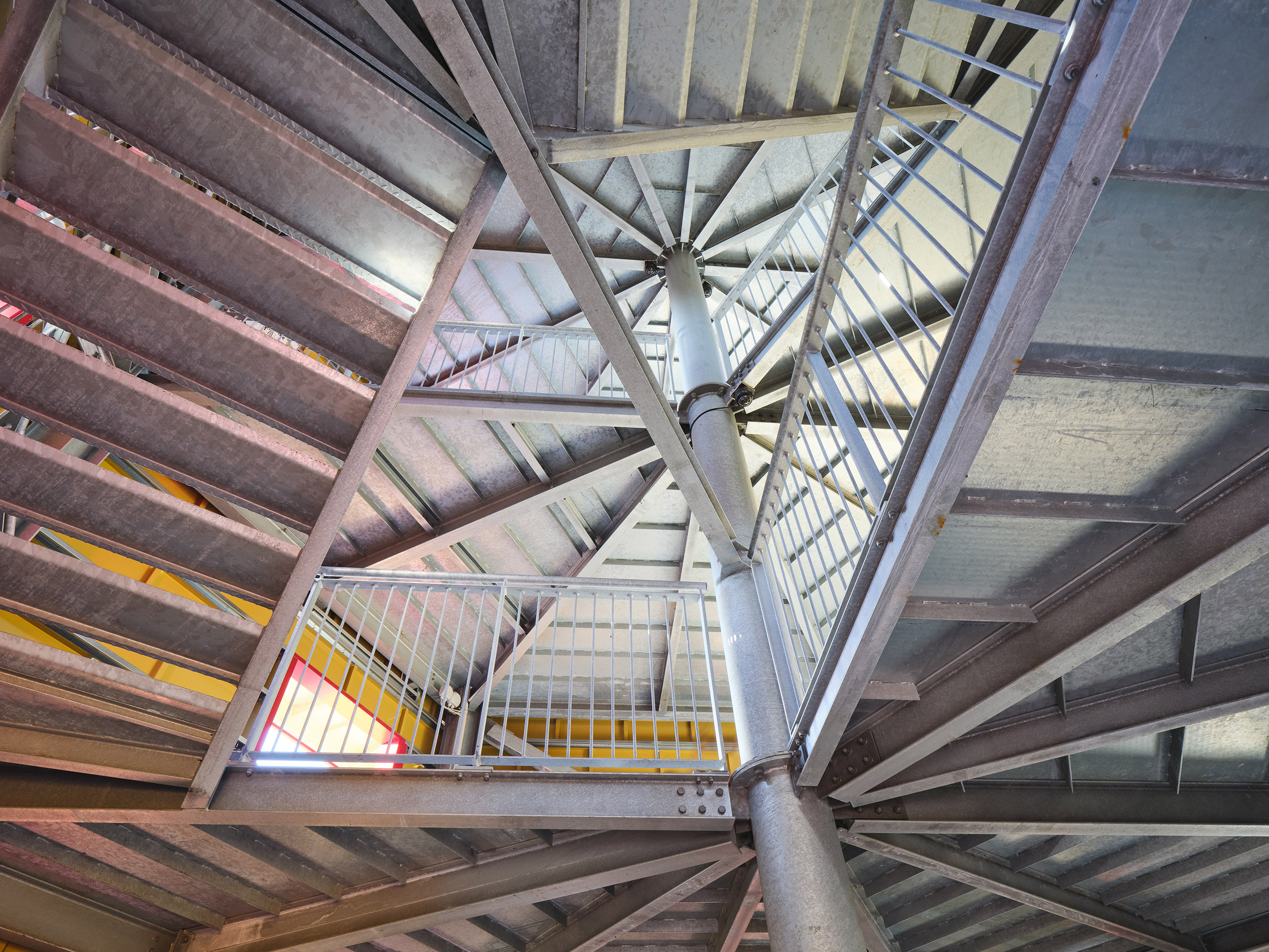 atlantics Edelstahlrutschen am Rutschenturm im Freizeitpark Wildpark Frankenhof in Reken