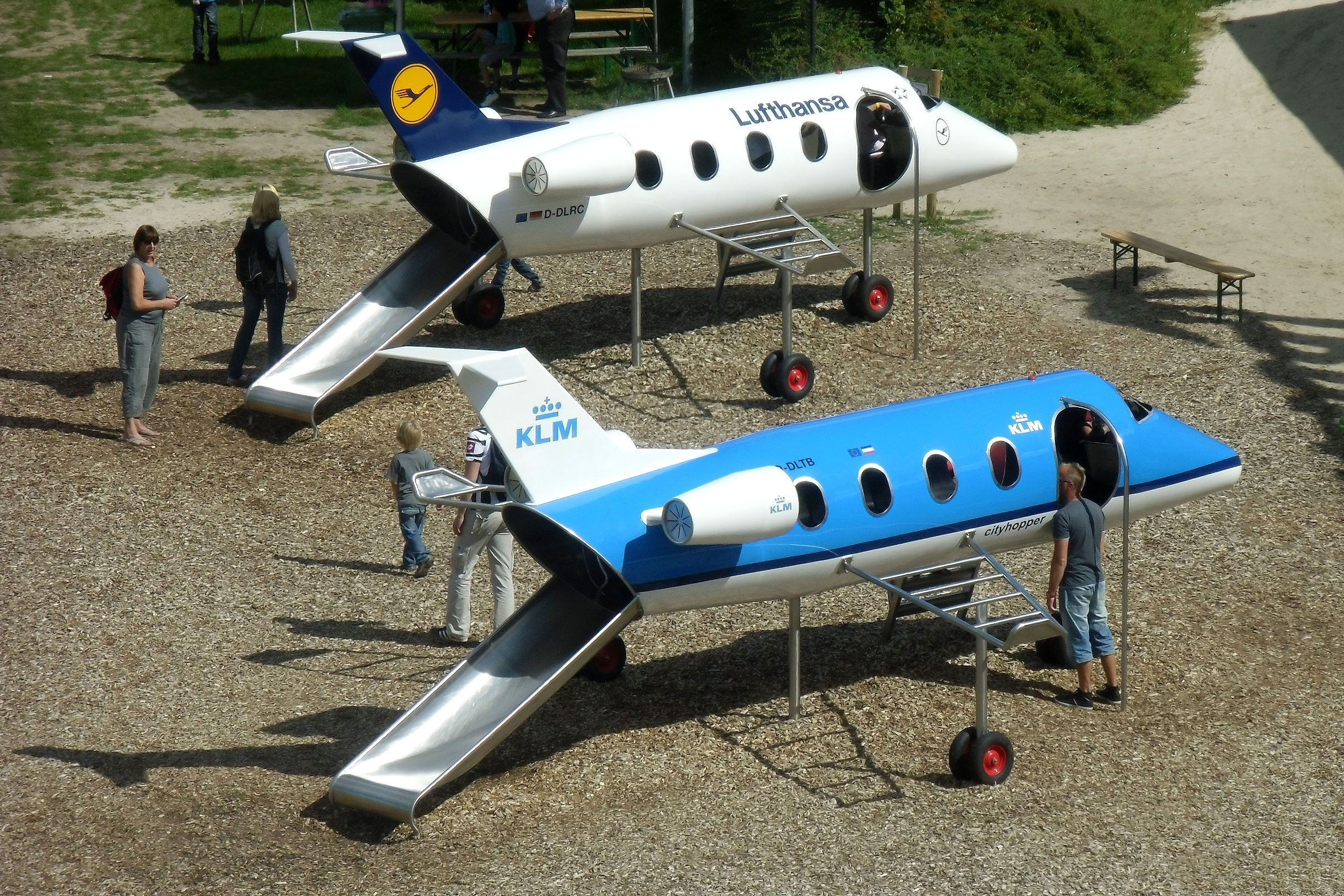 atlantics Spezialprodukt: Spielflugzeug Jetliner ATL2000 im Freizeitpark IRRLAND in Kevelaer