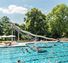 Wide Water Slides – Outdoor Pool Seelbach
